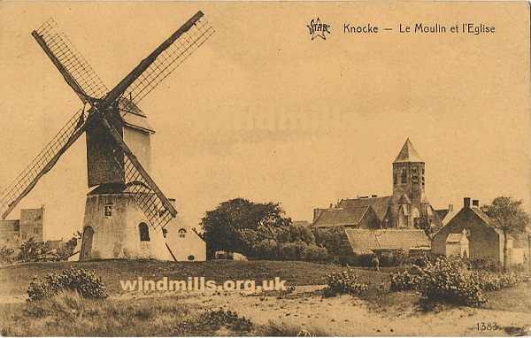 windmill postcard